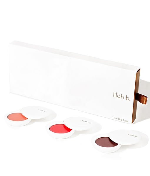 set of tinted lip balms