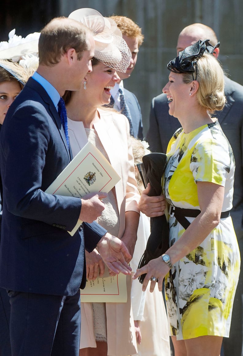 The Duke and Duchess of Cambridge and Zara Tindall