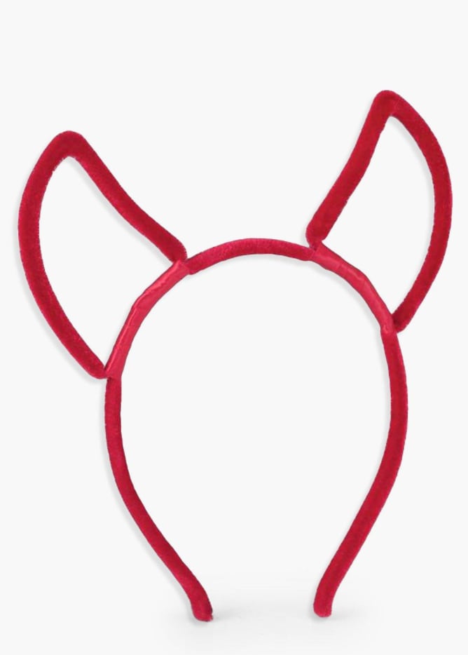 Velvet Devil Horns Headband