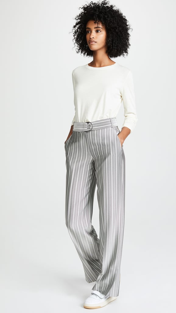 Jason Wu Grey Belted Wide-Leg Pants