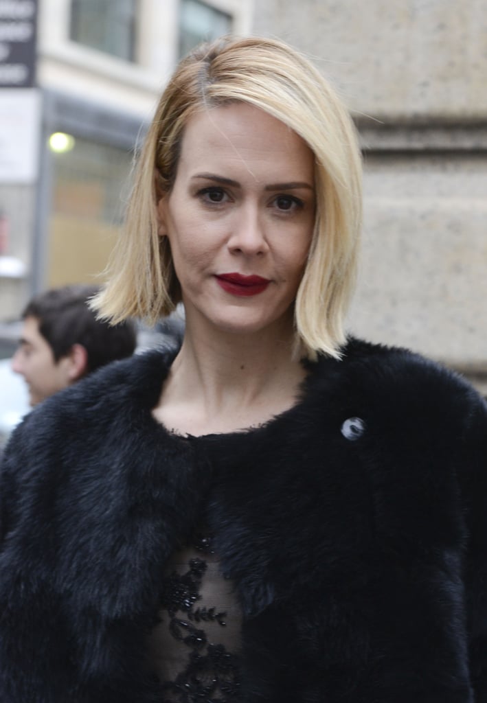 Sarah Paulson at Marchesa Celebrity Hair and Makeup at New York