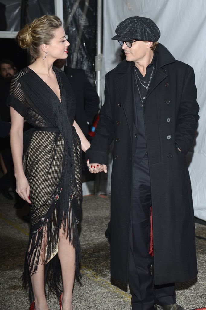 Johnny Depp and Amber Heard hit the red carpet as a couple for the Texas Film Awards in Austin on Thursday.