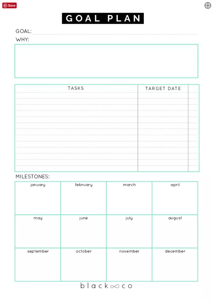 Download Blackco Goal Plan Sheet Free Printable Goal Sheets