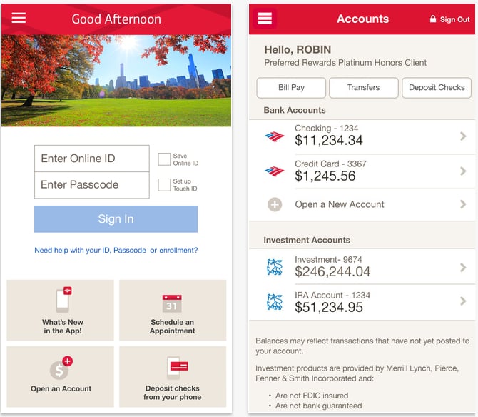 bank of america budget app