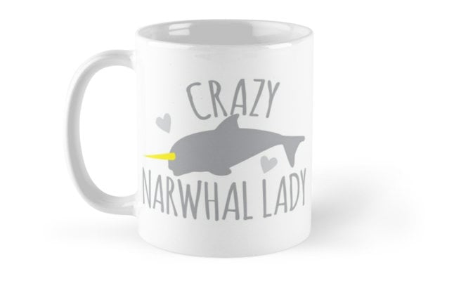 Shop it: Crazy Narwhal Lady Mug ($14)