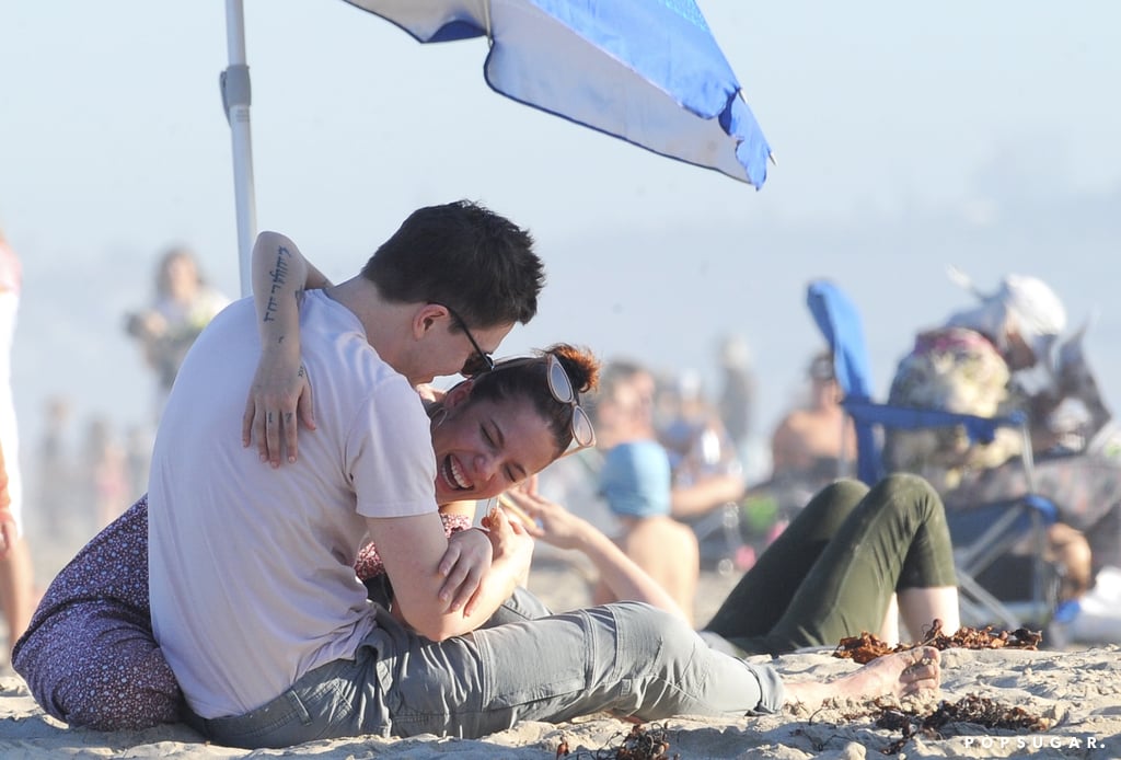 Halsey and Evan Peters Showing PDA on a Beach Date in LA