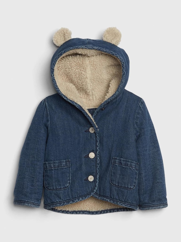 Don't be surprised if you find yourself hoping they never outgrow this Baby Brannan Bear Sherpa-Lined Denim Jacket ($50). It gives new meaning to the term cozy-cute.