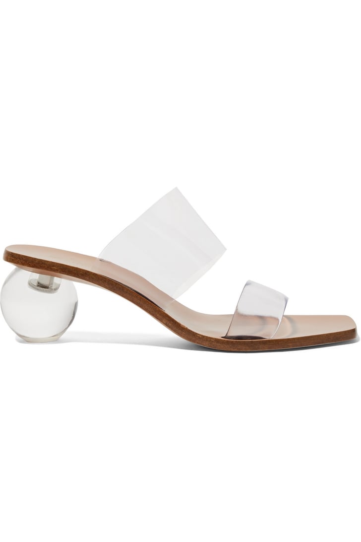 perspex sandals