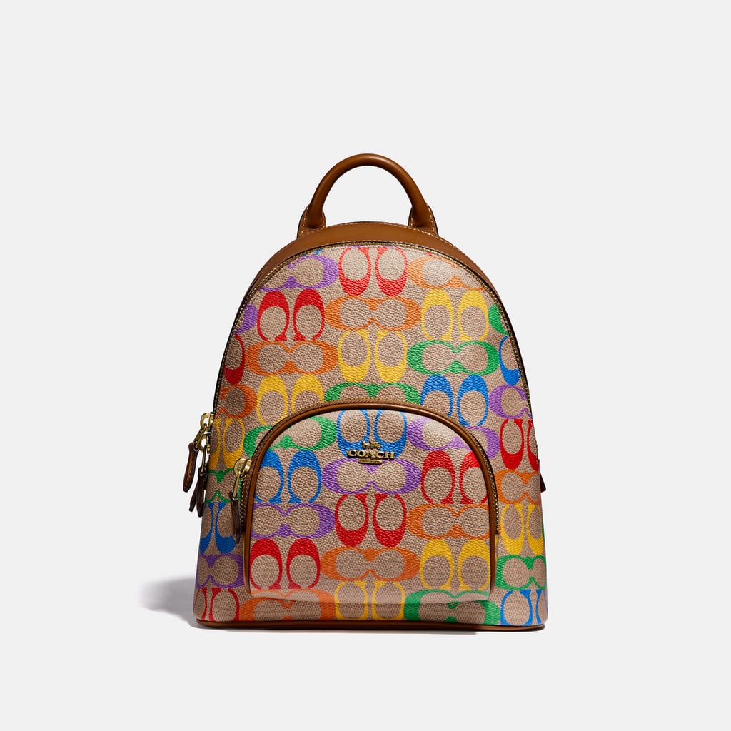 Coach Academy Pack In Rainbow Signature Canvas