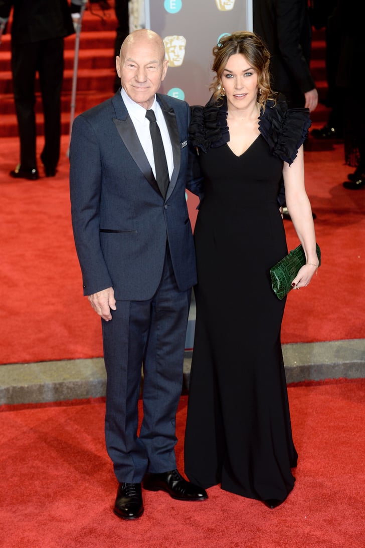 Patrick Stewart and Sunny Ozell | Celebrity Couples at the BAFTA Awards ...