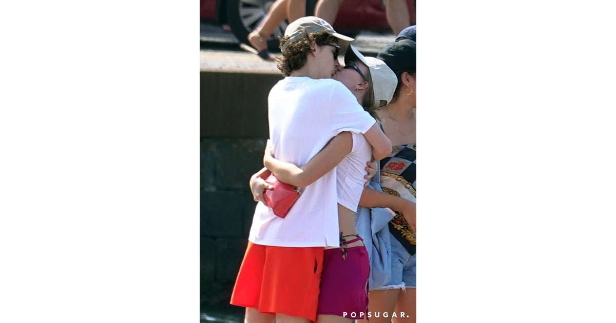 Timothée Chalamet LilyRose Depp Kissing on a Boat in Italy POPSUGAR