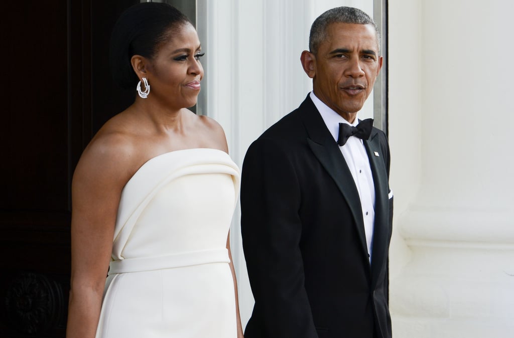 Barack and Michelle Obama at the State Dinner August 2016 | POPSUGAR ...