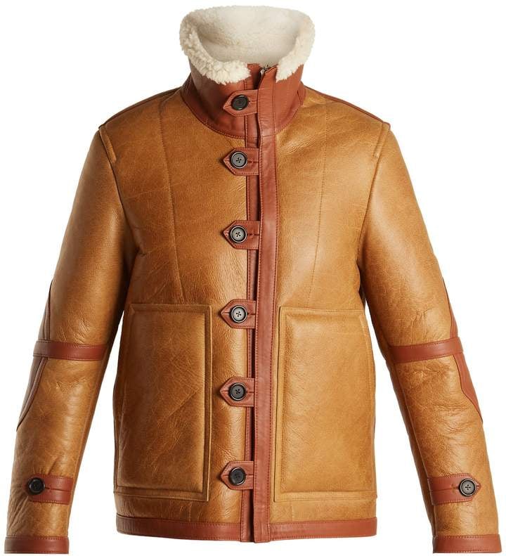 Joseph Witham Leather and Shearling Jacket