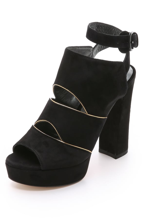 stuart weitzman black platform sandals