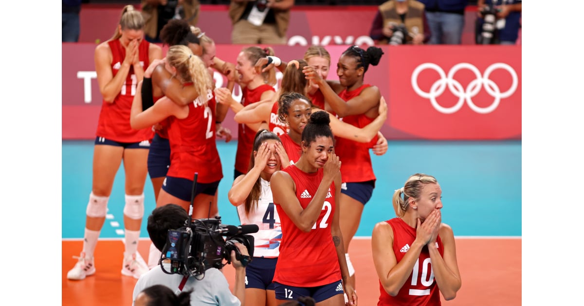The US Women's Volleyball Team Wins Their First Olympic Gold POPSUGAR