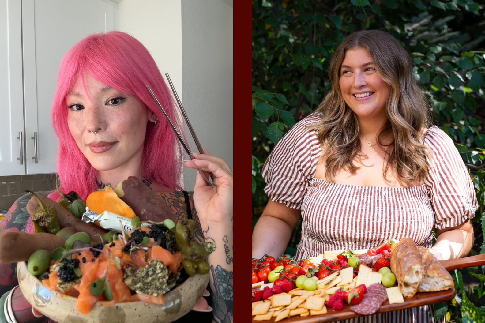 Women food creators, health and wellness.