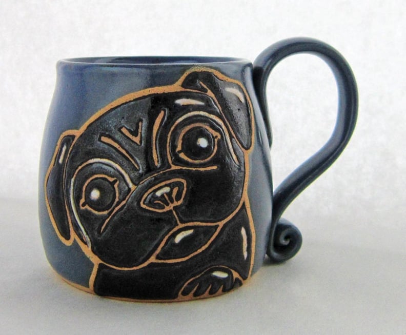 A Handmade Mug: Pug Mug