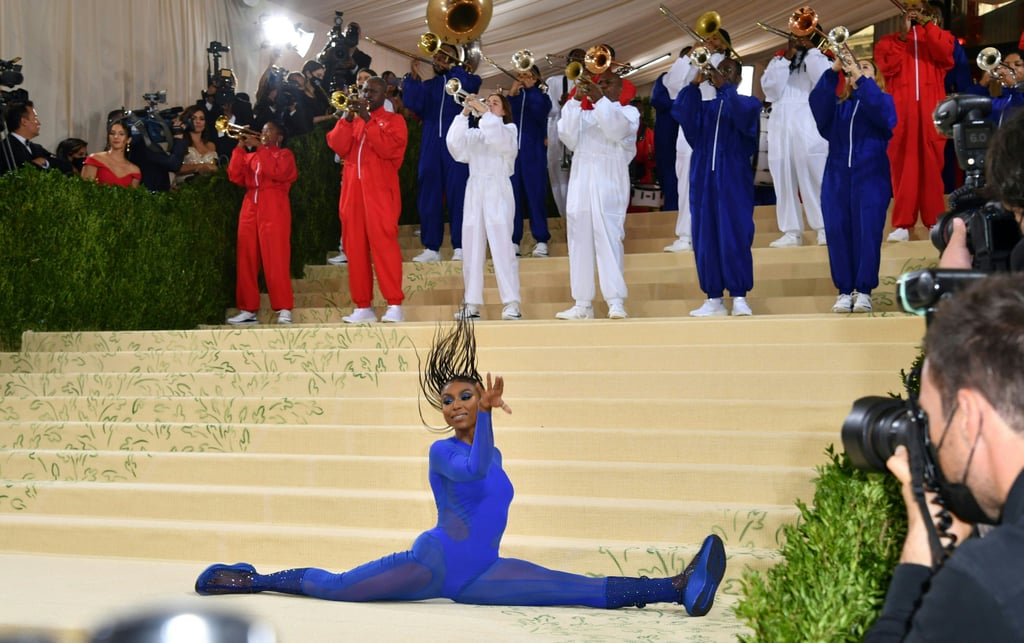 See Nia Dennis Do Gymnastics on the 2021 Met Gala Red Carpet
