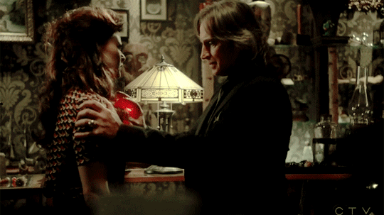 Rumple makes a big romantic gesture by using her heart as a peace offering and bowing out gracefully — which, in turn, leaves Belle even more confused about how she feels.