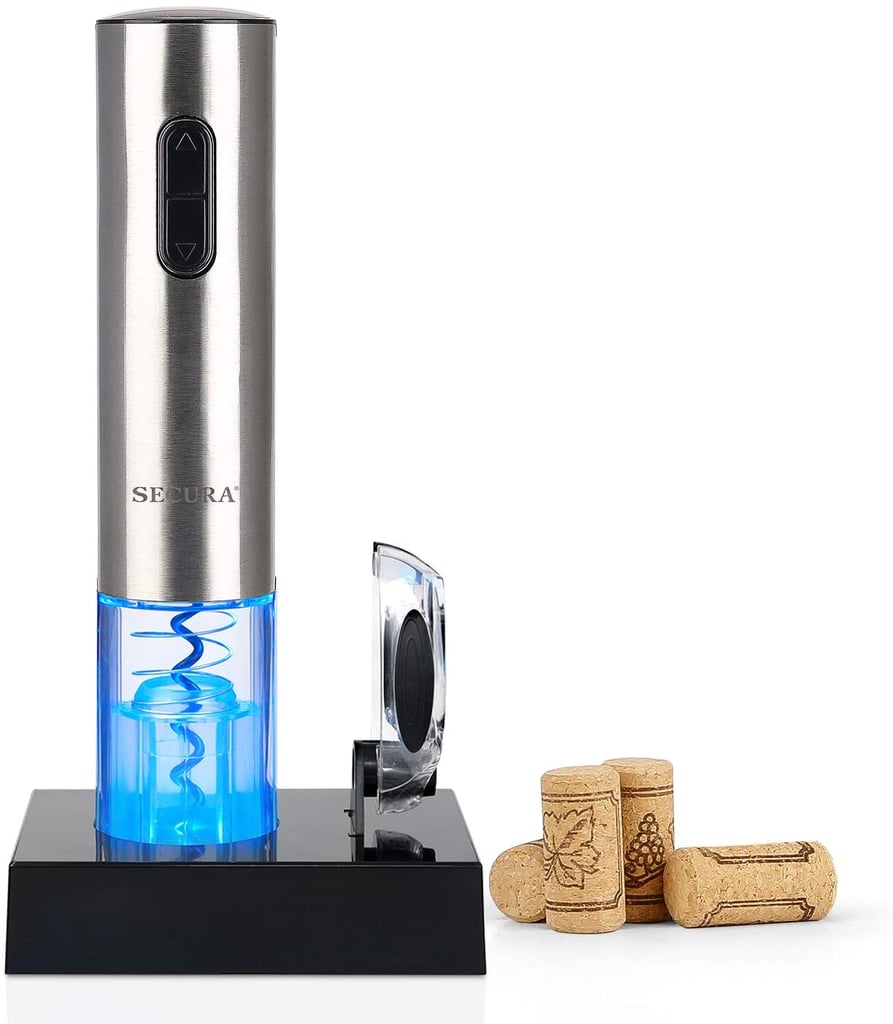 Secura Stainless Steel Electric Wine Opener with Foil Cutter