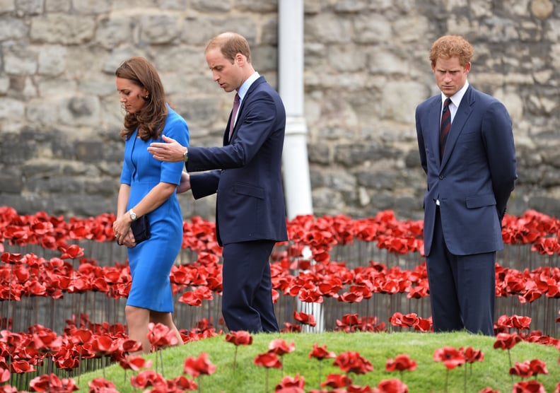 "Go see the poppy installation with Will and Kate, they said. It'll be fun, they said."