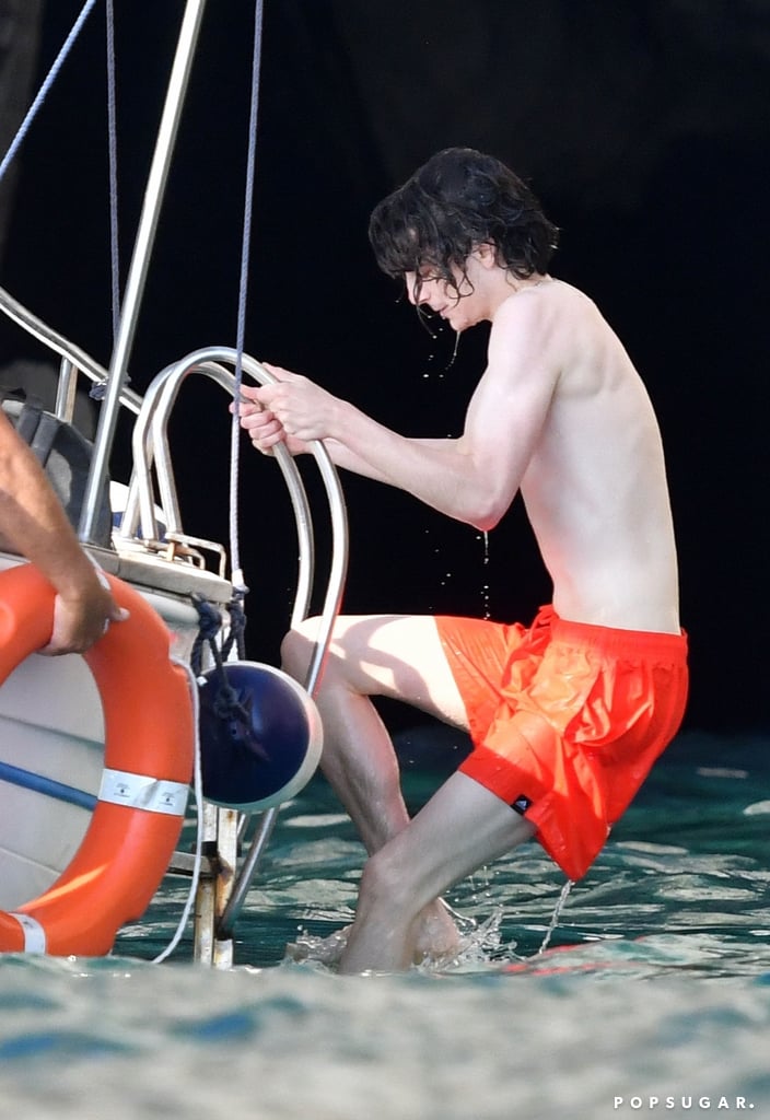Timothée Chalamet and Lily-Rose Depp Kiss on Boat Pictures