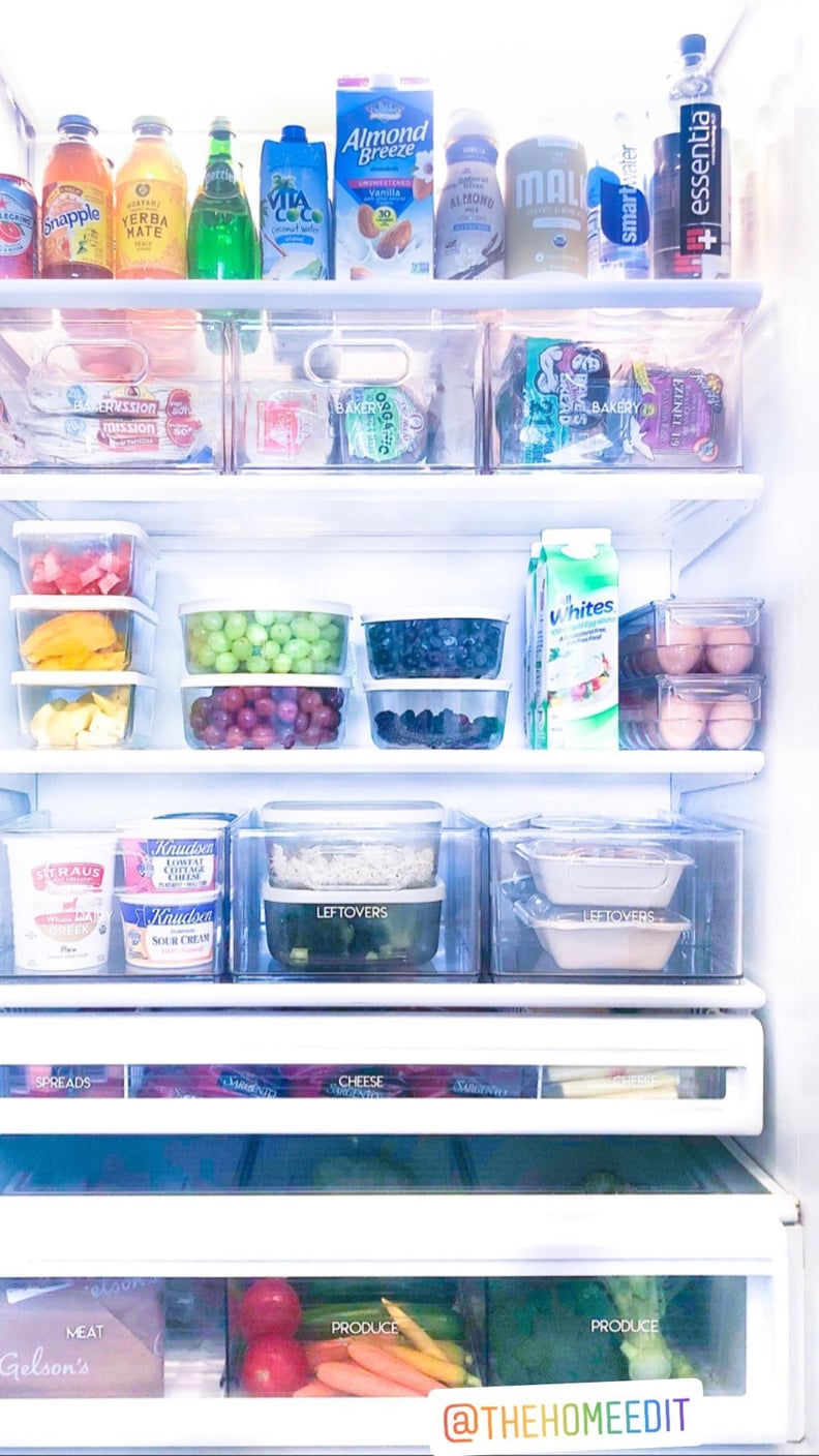 Khloé Kardashian's Organized Refrigerator