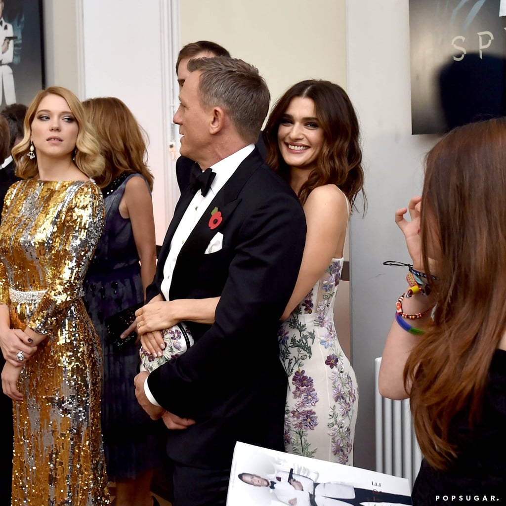 Daniel Craig and Rachel Weisz at the Spectre London Premiere