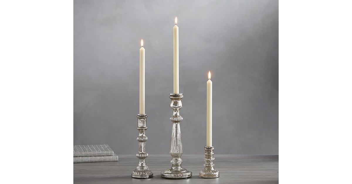 Pottery Barn Antique Mercury Glass Taper Holder Pottery Barn Fall