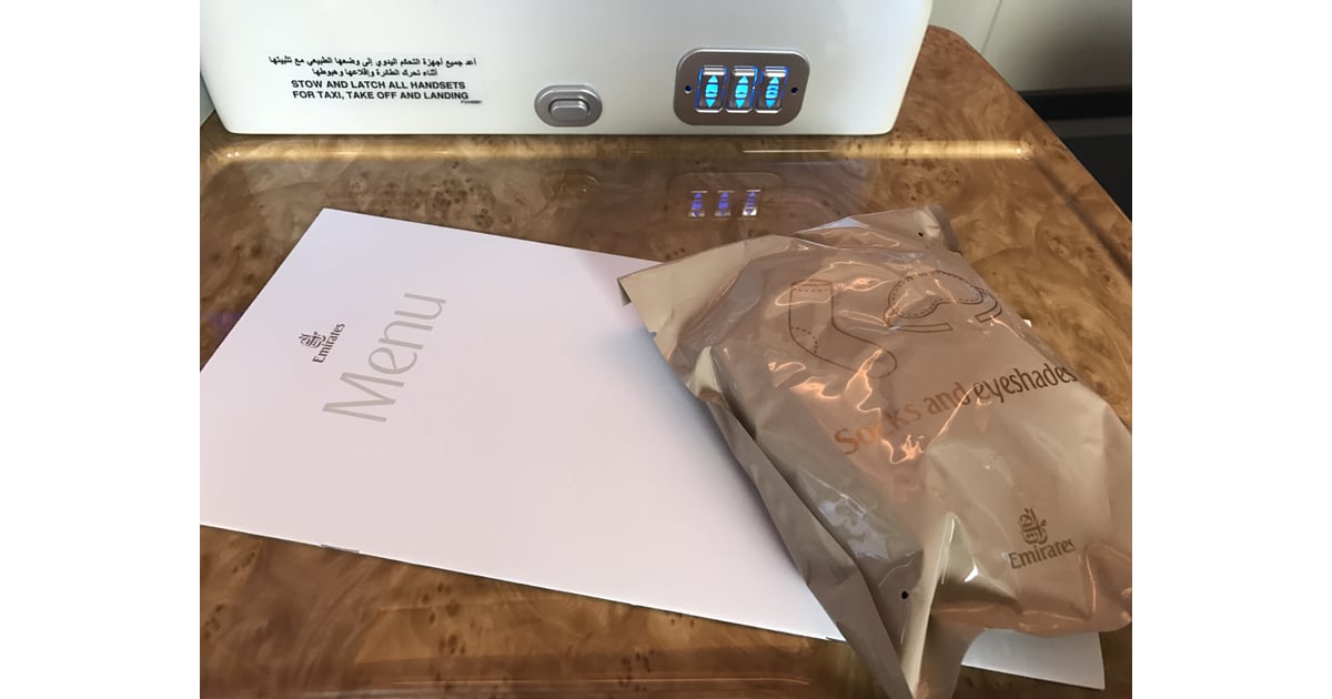 Emirates provides amenities and toiletries you may need for your flight