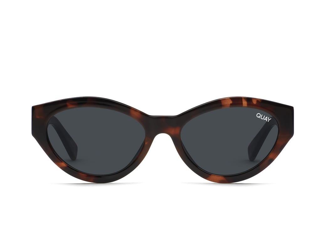 Quay x Lizzo Totally Buggin Sunglasses in Tortoiseshell/Smoke