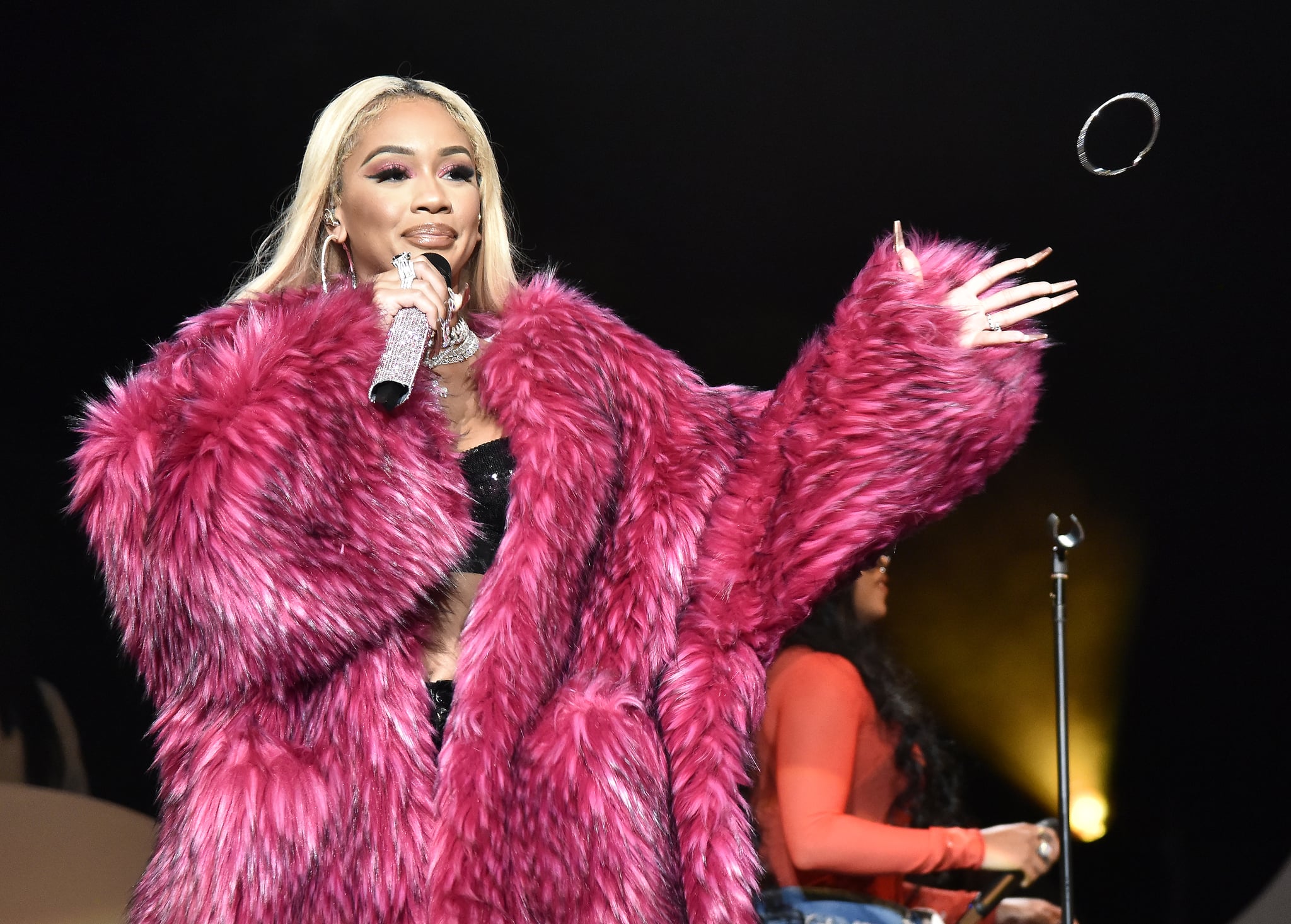 CONCORD, CALIFORNIA - SEPTEMBER 19: Saweetie performs during the 2021 Lights On music festival at Concord Pavilion on September 19, 2021 in Concord, California. (Photo by Tim Mosenfelder/Getty Images)
