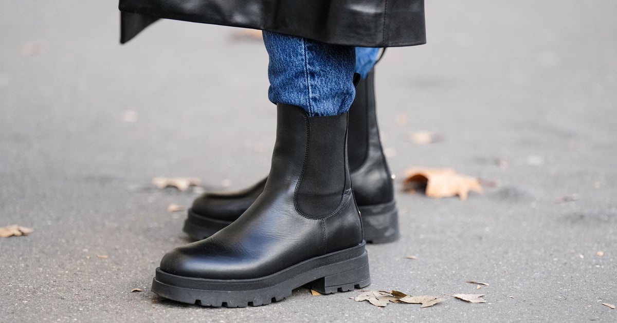 best women's black leather chelsea boots