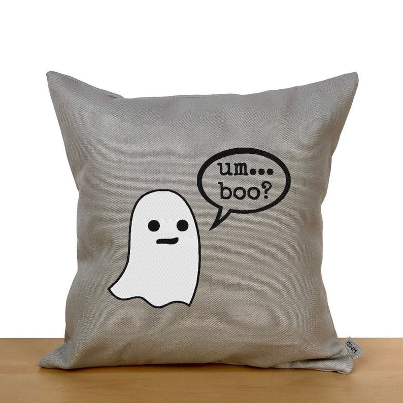 Cute Ghost Throw Pillow Trick Or Treat Yourself To These 16