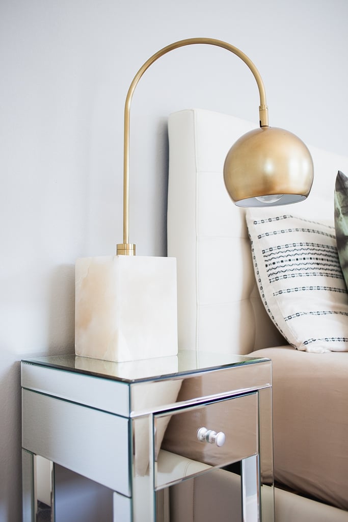 The ever popular and truly style malleable Arteriors Jana lamp from AllModern.
Source: Design by Homepolish West Coast Creative Director Orlando Soria and photography by Tessa Neustadt for Homepolish