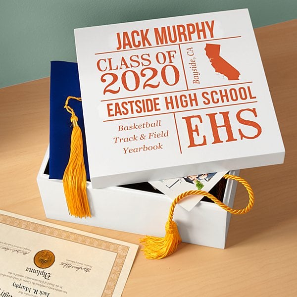 "All About the Graduate" Keepsake Box
