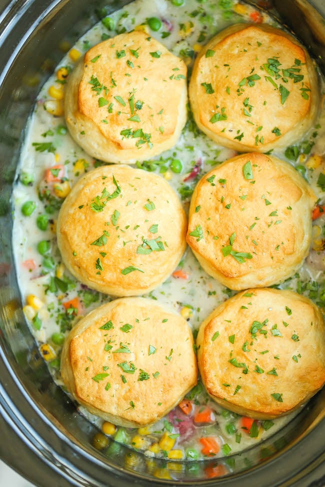 Slow-Cooker Chicken Pot Pie