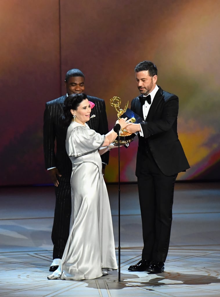 And Here's What Her Dress Looks Like Without the Shawl