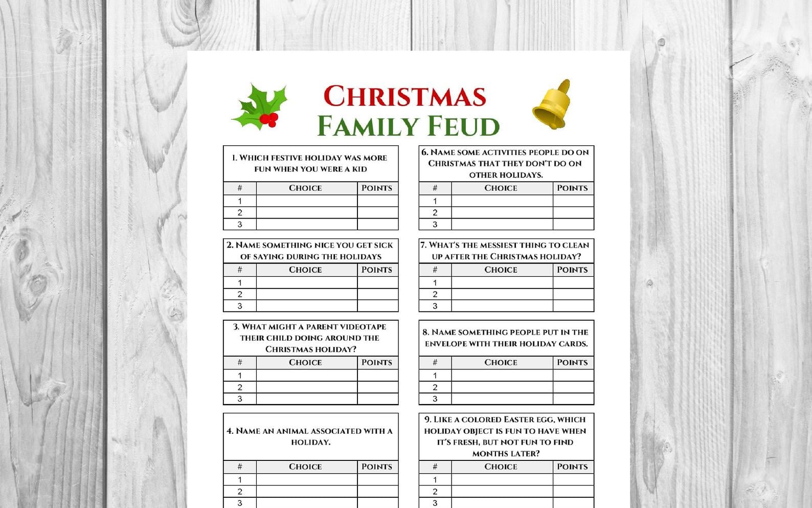 Christmas Riddles Christmas Games Family Christmas Games 