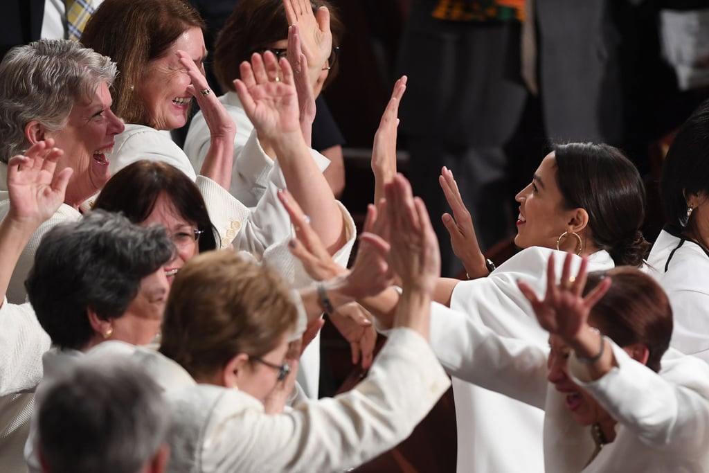 Alexandria Ocasio-Cortez White Blazer at State of the Union