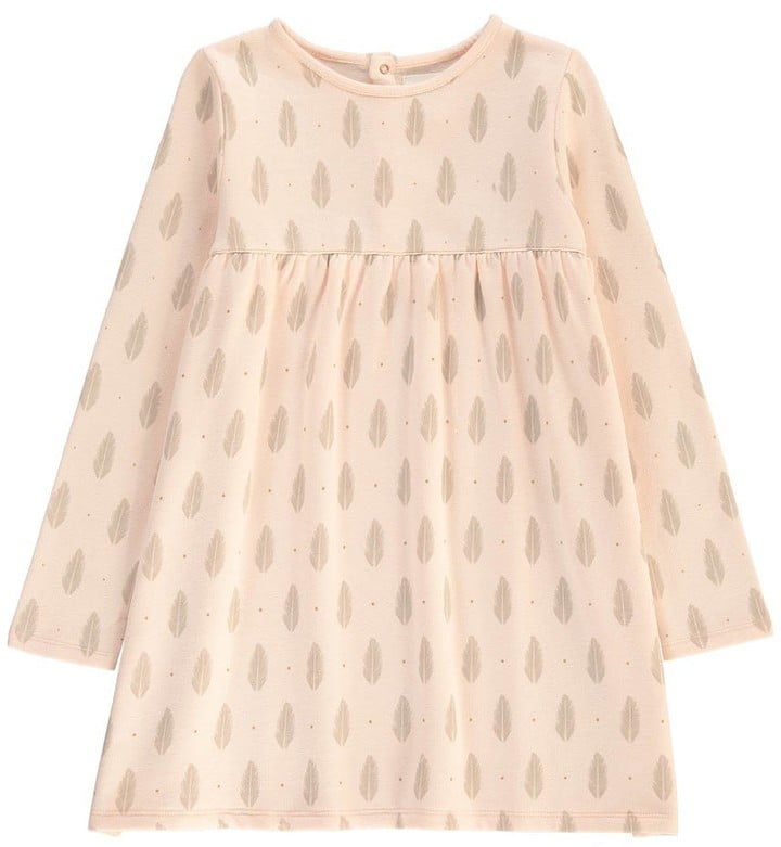 BLUNE KIDS Feather Polka-Dot Dress