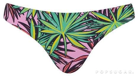 Kendall + Kylie at Topshop Palm print bikini pant ($35)