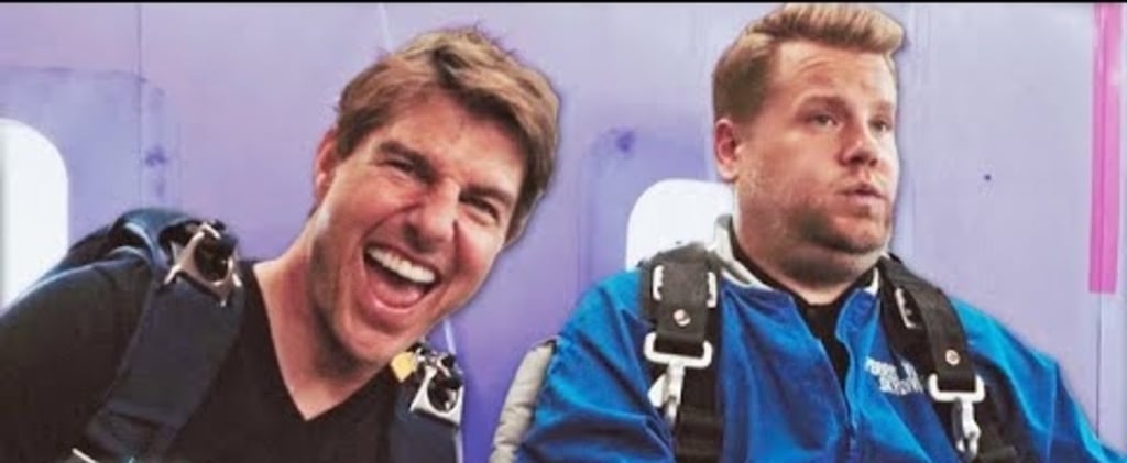 Tom Cruise Takes James Corden Skydiving