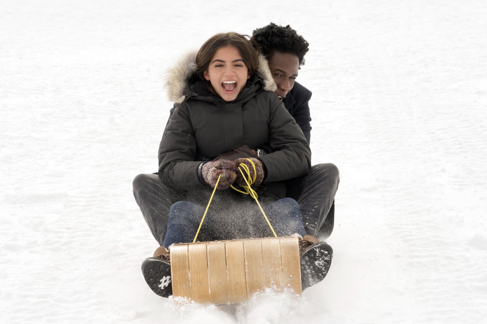 Let It Snow - Isabela Moner, Shameik Moore - Photo Credit: Netflix / Steve Wilkie
