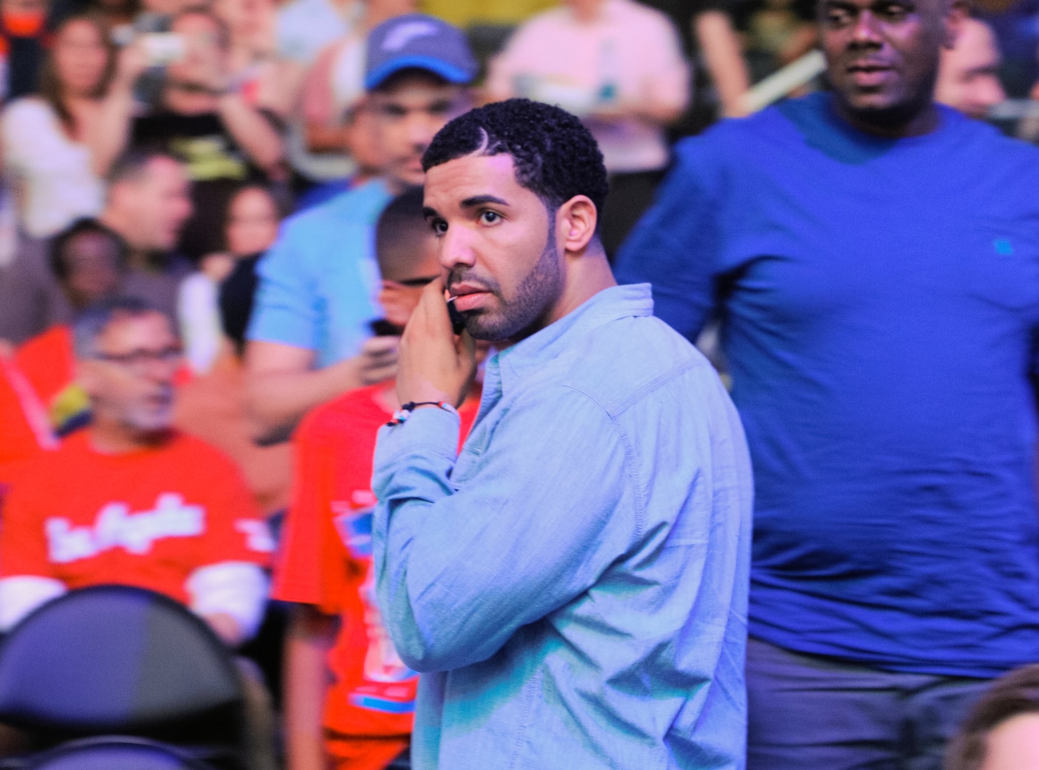 Celebrity Entertainment Drake And Rihanna Went To A Basketball
