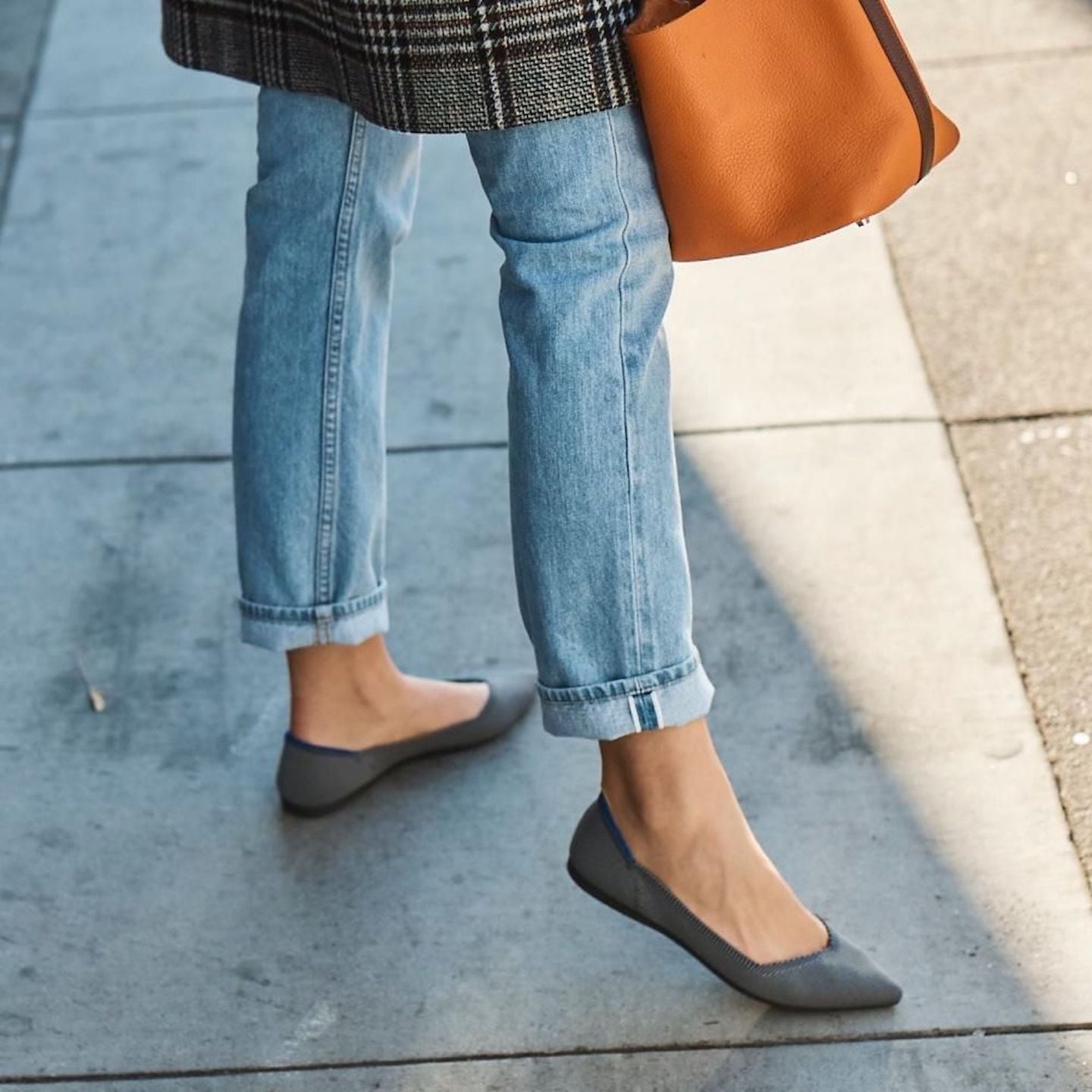 comfiest black flats