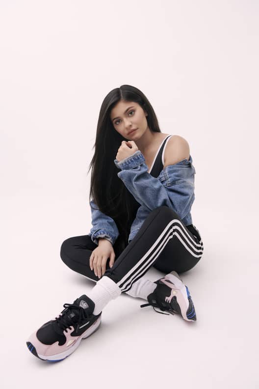 Kylie Jenner Adidas Falcon Sneakers 2018 POPSUGAR Fashion