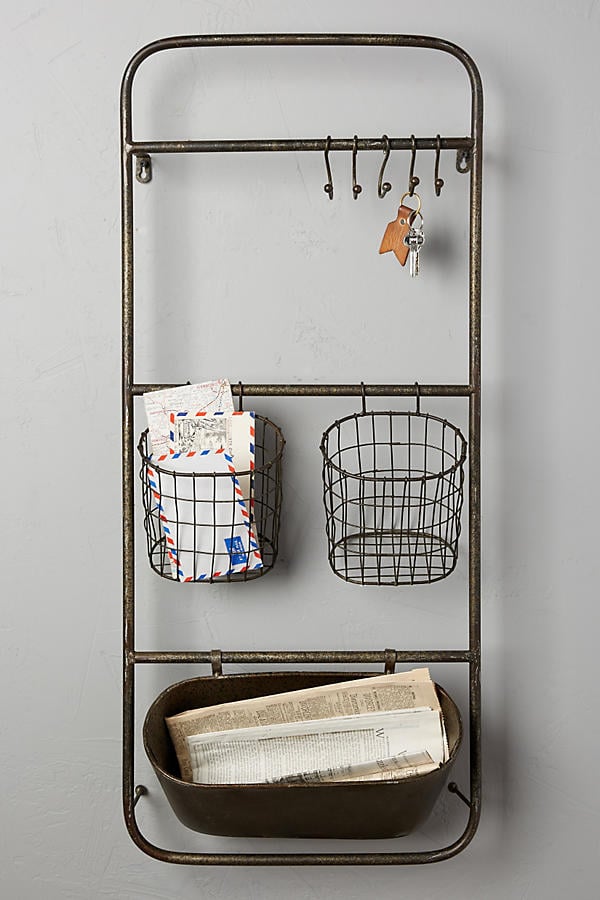 Anthropologie Iron Entryway Shelf Set