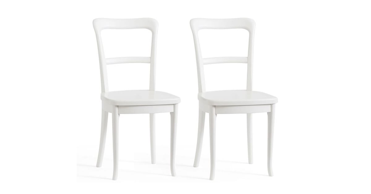 Best White Dining Chair Pottery Barn Cline Dining Chair Best Dining Chairs 2022 POPSUGAR