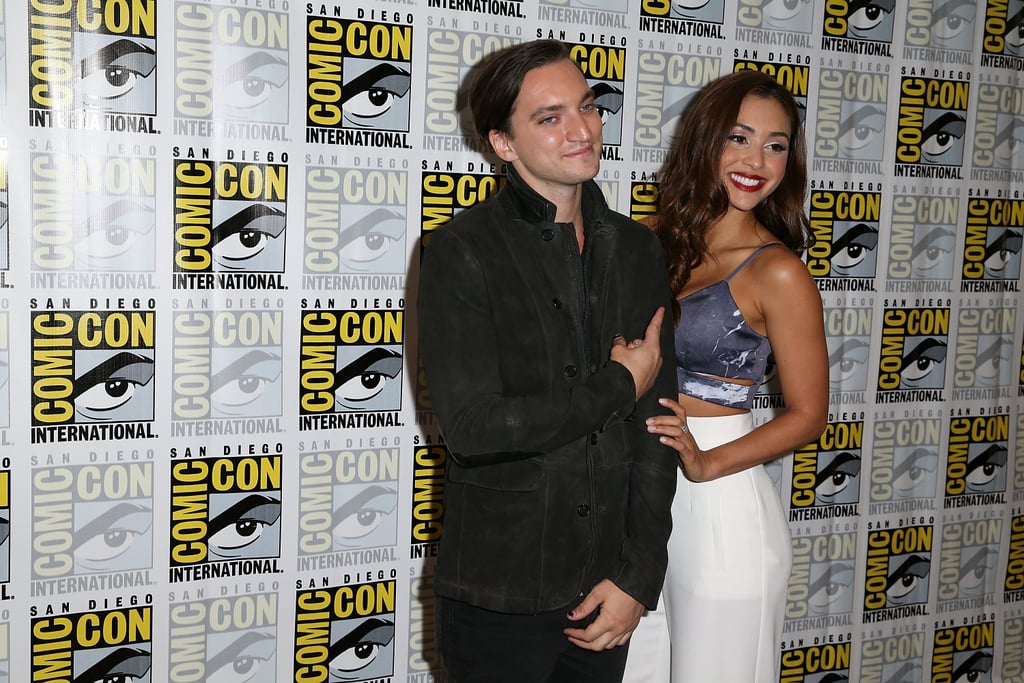 Pictured: Richard Harmon and Lindsey Morgan.